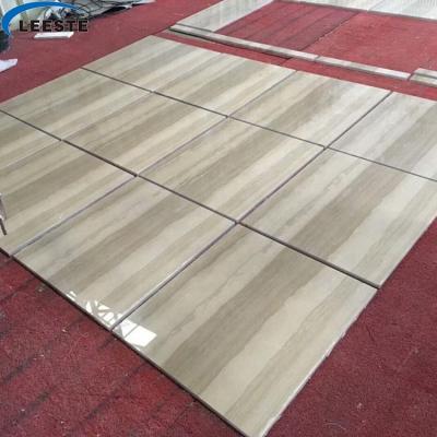 China Price modern italian marble beige gray wooden serpeggiante marble tile for sale