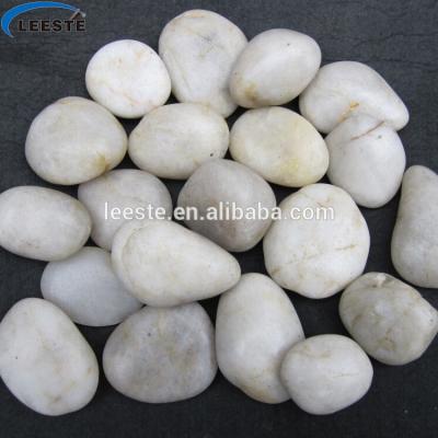 China Hot sale modern landscaping and garden decoration chinese snow garden white river pebble for sale