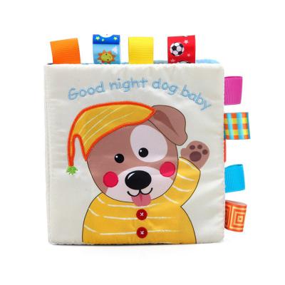 China Waterproof Washable Soft Cloth Cartoon Dog Baby Sleep Cloth Early Educational Memory Book for sale