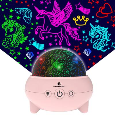 China Praktisch Unicorn Starry Night Light Projector Veelkleurig voor Jonge geitjeszaal Te koop