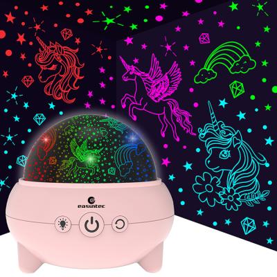 China RGB Draaibare Multifunctioneel van Dinosaurusunicorn star projector night light Te koop