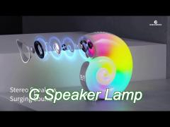 Conch Music Lamp G lamp G Speaker Lamp Timer Setting and APP Control G Speaker Lamp