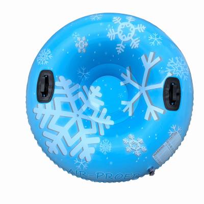 China PVC Winter Snow Tube For Sledding 47 Inch Inflatable Heavy Duty Snow Sleds For Youth And Adults With Freeze Proof Towable for sale