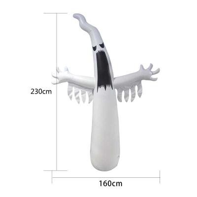 China Environmental Protection PVC Halloween Decoration Ghost Creative Design Inflatable Halloween Toy Halloween Lighting LED Outdoor Decoration Ornaments Party for sale