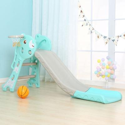 China Small Garden Playground Toys Multifunctional Growing Ability Baby Slide Toy Indoor Funny Plastic Slide Entertainment for sale