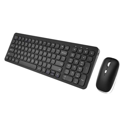 China Quality Guarantee 99 Keys 2.4Ghz Wireless Keyboard and Wireless Mouse Combo for Desktop and Personal Computer Use for sale