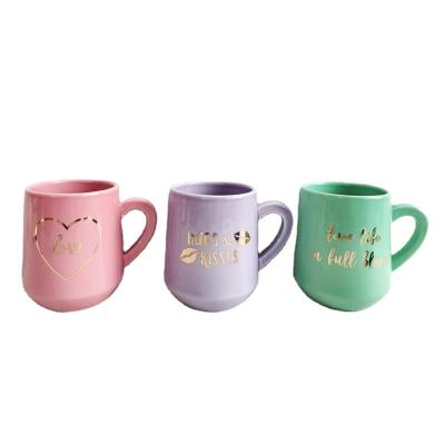 China Viable wholesale custom ceramic valentines day ceramic coffee mugs cups for promotion for sale