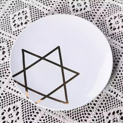 China Sustainable Tableware Sets Tableware Wedding Decoration Plates Restaurant Dishes Dinner Plate for sale