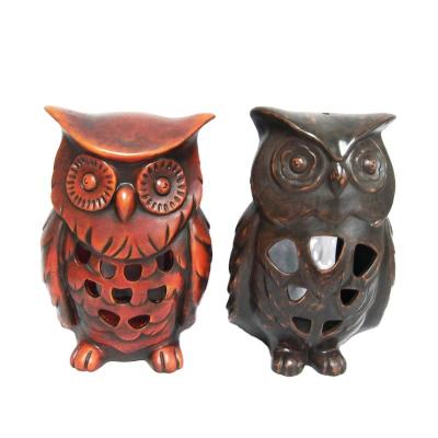 China Wholesale Ceramic Factory Supply Good Price Owl Home Garden Decor for sale