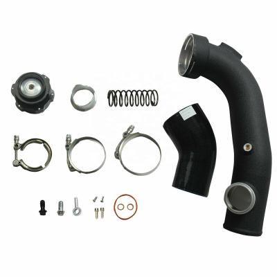 China Aftermarket N54 E88 E90 E92 135i 335i Direct Hard Pipe Turbo Inlet Air Charge 50MM BOV Cleaner Kit For BMW for sale