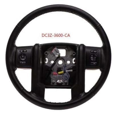 China PVC Duty Super Black Leather Steering Wheel OEM DC3Z3600CA 2013-2016 Ford F250 F350 for sale