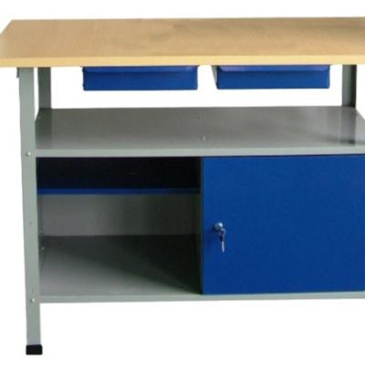 China Easy Operation Durable practical table stainless steel desk computer desk thickened with drawers for sale