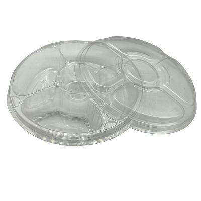 China Large 5 Freshness Preservation Component Food Container Plastic Clear Plastic Food Containers For Picnic for sale