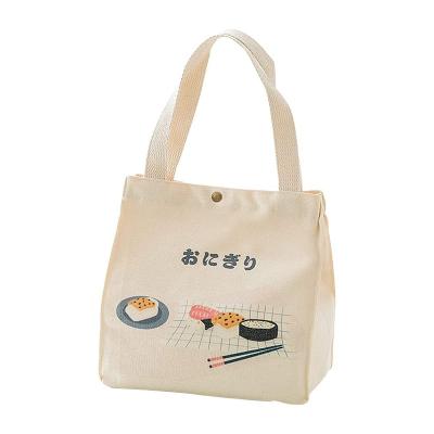 China Cute Portable Polyester Japanese Style Lunch Bag Insulated Waterproof for sale