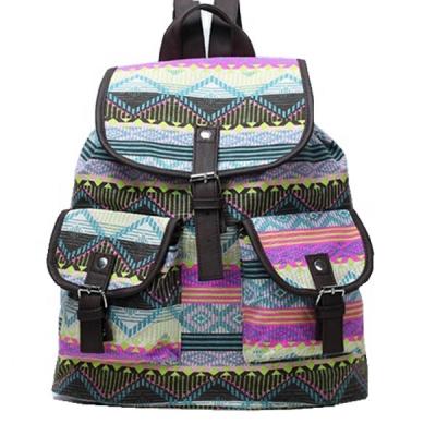 China Other Popular Drawstring Hmong Style School Bag Anti Theft for sale