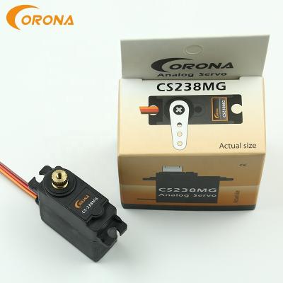 China RC Hobby Crown CS238MG 22g (0.77OZ) Small Humanoid Robot Analog Servos for sale