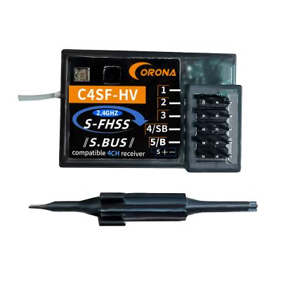 China CROWN C4SF-HV 2.4g futaba s fhss rc truck trailer rc car transmitter splash remote control received receiver for sale