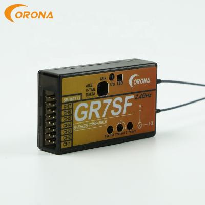 China Crown GR7SF 2.4ghz universal futaba sfhss rc transmitter and receiver for rc helicopter/rc toys for sale