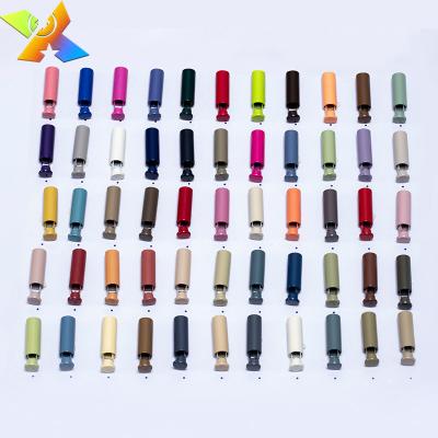 China Colorful Stain 61 Colors Rope End Stoppers Nickel Free Locks Rope End Cuts Custom Rope Ends Stopper for sale