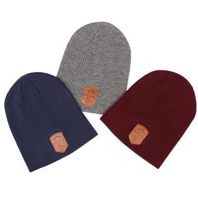 China COMMON Fashion Men's And Women's Soft Oversized Slouch Knitted Beanie Hat for sale