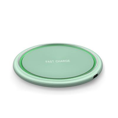 China New Arrival Popular Radio Pad Desk Slim Round Charging Pad Pad Wireless Pad for Office for sale