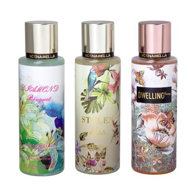 China Body Perfume 250ml Body Spray Hot Selling Perfume Perfume Body Mist Splash Set For Woman for sale