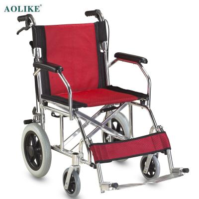 China Folding Foshan Convenient Lightweight Aluminum Wheelchair ALK863LABJ-46 for sale