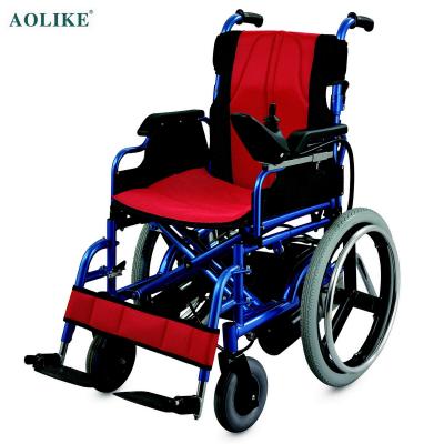 China ALK140LA Comfortable Electric Comfortable Wheelchair Aluminum Freestanding Spare Parts Class II CE ISO AOLIKE Available CN; GUA Metal 54kg for sale