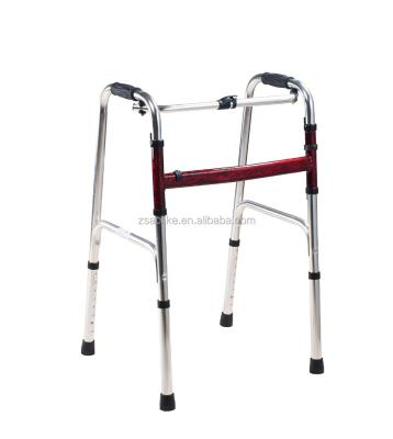 China Fold Up Walker ALK713LN Aluminum Folding Walker and Rollator Folable Walker Aluminum Alloy CE, ISO13485 for sale