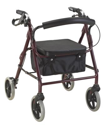 China Convenient Lightweight and Foldable Rollator for ALK326L Elderly Disabled and Elderly Free Spare Parts File I Convenient Universal OEM ODM LOGO for sale