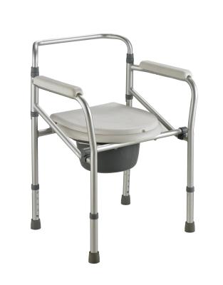 China Hospital Rehabilitation Center Commode Chair Lightweight View ALK616L Wheelchair Class I 1 YEAR Free Spare Parts With Aluminum 15-20 Days 100 Pcs AOLIKE for sale