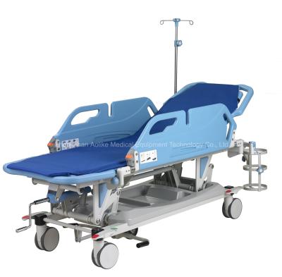 China Hospital Clinic ALK-H803 Inpatient Transport Mobile Emergency Transfer Manual Stretcher for sale