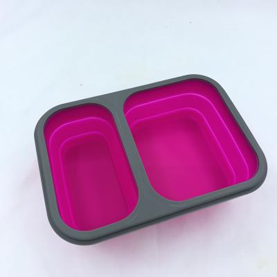 China Collapsible Storage Containers Collapsible Silicone Freshness Preservation New Products Food Bowl for sale