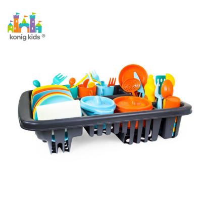 China 2021 Children's Cooking Play Toys Konig House And Cooking Kitchen Toy Set For Children for sale