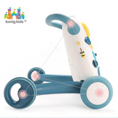 China Baby Toys Walkers Stroller Baby First Walker Educational Push Car Toy With Block for sale