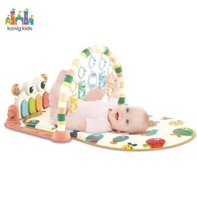 China Konig Soft Kids Amazon Amazon Gym Activity Music Floor Baby Toys Tummy Time Gimnasios Para Bebes Baby Warm Mat Kick Play Piano Infant for sale