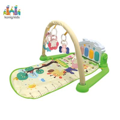 China Konig Kids Baby Soft Play Mat Activity Gym with Music and Lights Kick and Play Piano gimnasios para bebes playing mat for sale