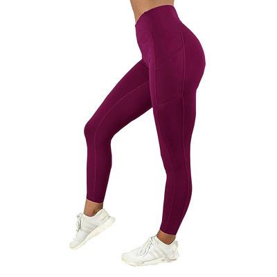 China Antibacterial drop shipping high quality fitness sports pants women workout yoga leggings with pocket for sale