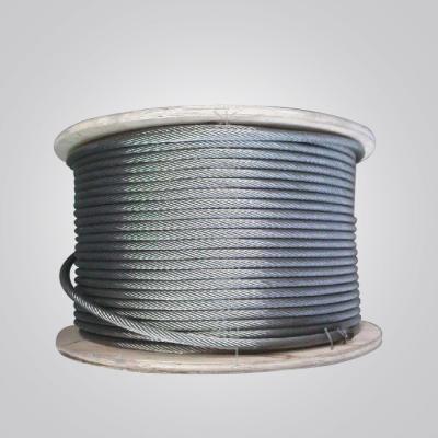 China Construction 18mm 22mm 38mm 44mm iwrc 6x36 6x36ws ungalvanized Galvanized steel wire rope cable for sale