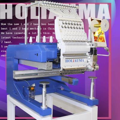 China HOLiAUMA embroidery of flat/logos/3D seven days at USA warehouse single door computer T-shirt hat embroidery machine brother brother price for sale