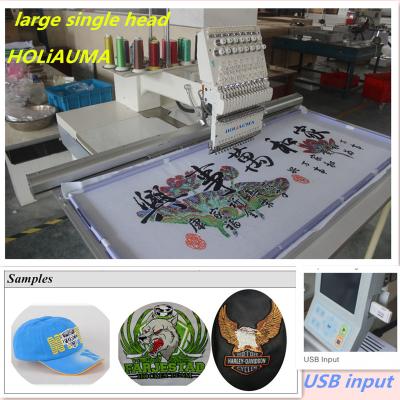 China HOLiAUMA Single Head Computerized Broadcloth Embroidery Machine HO 1501L 1400*500mm for sale