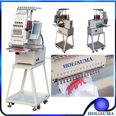 China Hat /flat /logo/garment like factory compact single head embroidry T-shirt emboridery HOLIAUMA machine embroidery machine for sale