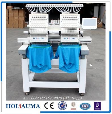 China Flat/logo /garment like T-shirt lace hat emboridery HOLIAUMA embroidery machine cap embroidery machines factory/2 main/flat embroidery machine for sale