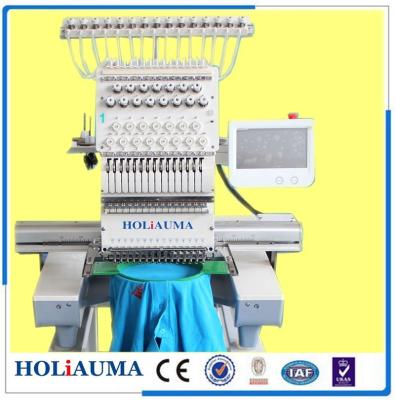 China Hat /flat/logo /garment like T-shirt lace emboridery HOLIAUMA single head computer controlled embroidery machine price HO1501 for sale