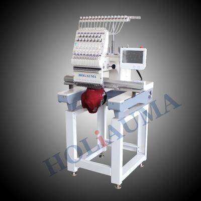 China Economic Single Head Multi Colors Industrial Embroidery Machine 380*560mm for sale