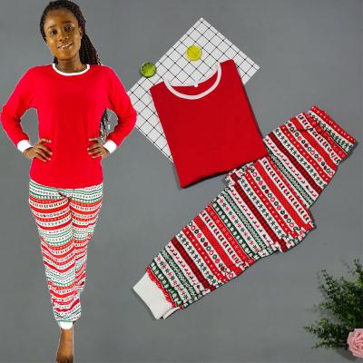 China QUICK DRY Infant Kids Onesie Sets Plaid Adult Men Women Family Christmas Pajamas for sale