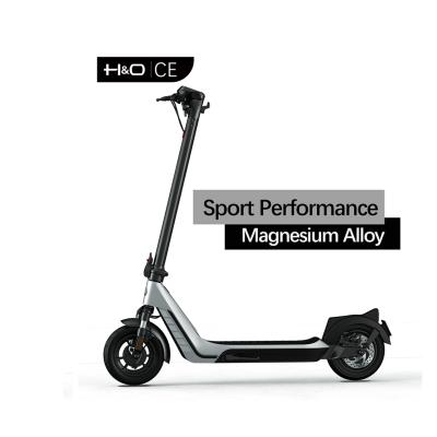 China H&O Unisex Wide Wheel Dual Front Back Suspension Electric Powerful Scooters For Teenagers 500W Motor E Scooter for sale