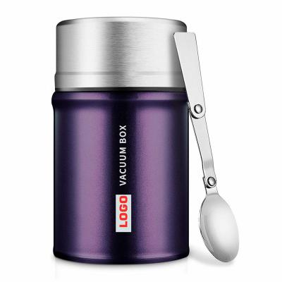 China Viable Insulated Food Jar Lunch Container For Hot Food 26 Ounce Wide Leak Proof Stainless Steel Thermos Mouth Flask for sale