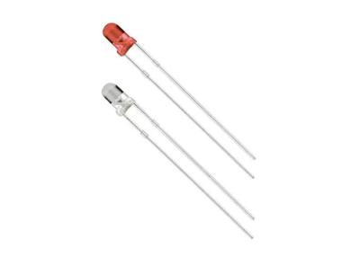 China LED estándar - INMERSIÓN a través del agujero LED 625nm rojo construida en el resistor para 12VDC en venta