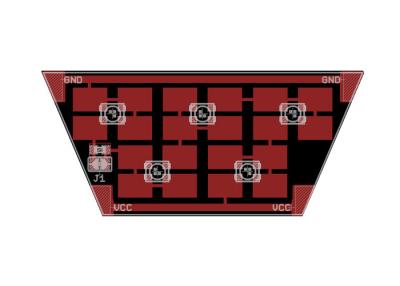 Cina Disposizione semplice leggera esagonale del PWB del LED, progettazione del PWB e disposizione per illuminazione della macchina fotografica della Tabella in vendita